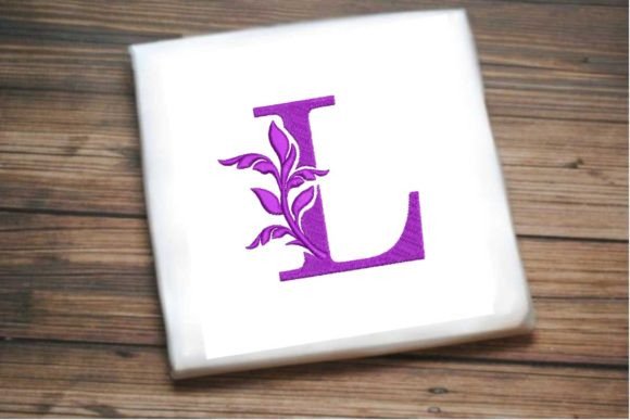 Letter L Beautiful Monogram