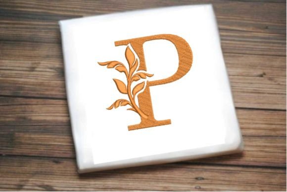 Letter P Beautiful Monogram