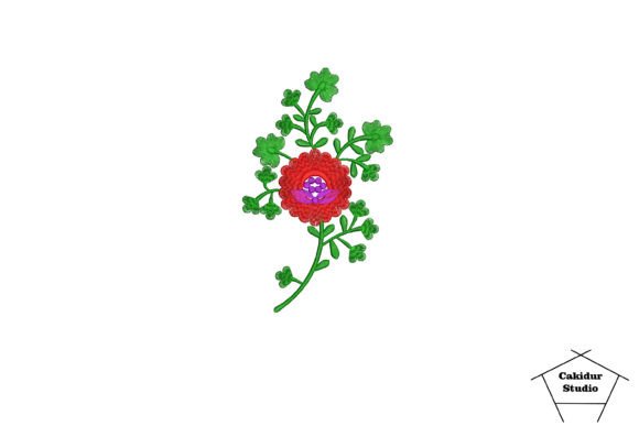 Red Purple Flower